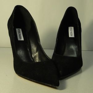 Steve Madden Zary Black Point Toe Heels